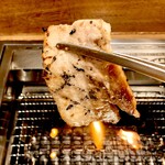 焼肉ライク - 料理写真:生姜焼きって網で焼くものなのか?