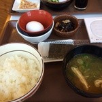 すき家 - 納豆朝定　ご飯ミニ　￥270