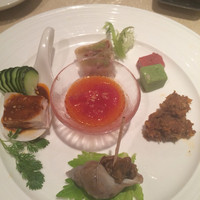 四川料理 龍の子 - 前菜の盛り合わせ