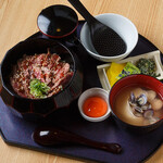 しまね和牛と米と出汁 - 料理写真:肉まぶし(上)