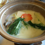 山木館 - 2015/5/☆  豆乳鍋〜〜煮えました！