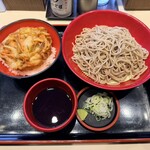 名代 富士そば - 料理写真:ミニかき揚げ丼セット