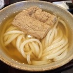 迫力ある！冷きつねうどんが完成　※2015年5月