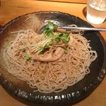 蕎麦cafe 伍 - 豚しゃぶゴマだれ蕎麦900円