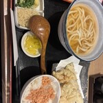 うどん処 松 - 料理写真:竹天鶏天かけうどん