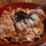 とんかつ おさむ - カツ丼　御飯軽め