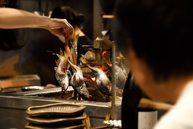 炭焼きと日本酒 炉端ヒトイキ。
