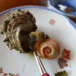 魚山人 - サザエの肝が美味しい！