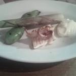 焼き物3種（月山筍、空豆、スミイカ）