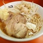 暴豚製麺所 - 2014年9月　小ラーメン（全て普通ニンニク入り）【730円】