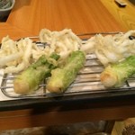 呑み処 漁師のGORO - タラの芽とシラウオ201504