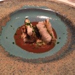 ア・ニュ ルトゥルヴェ・ヴー - 和風の更に盛り付けられた穴子