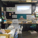 新横浜機関区 - 入口から見た店内