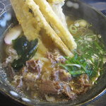 手打ちうどん　古奈門 - 肉ごぼう天うどん