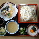 Sanuki Udon Wakatake - とろ天ざる　1700円