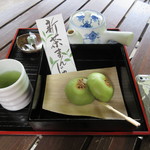 茶室静香亭 - お茶まんじゅうセット