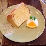 cafe nico - オレンジのシフォンケーキ