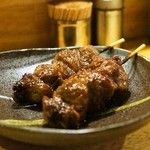 ささや - 2015.5 ハラミのスジ焼き（1串300円）