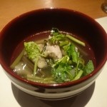 こふく - ホロホロ鶏と、山菜の御椀。