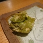 こふく - 山葡萄若芽の天ぷら。