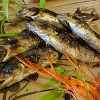 飴源 - 山女の塩焼き