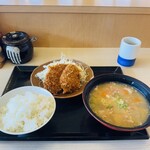 かつや - 料理写真:トン汁定食(ヒレカツ) 2026/8/24