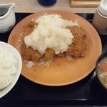 Katsuya - おろしヒレカツ定食