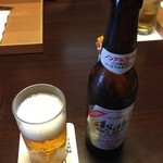 ノンアルコールビール(アサヒ ドライゼロ)で乾杯