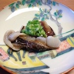 しのはら - 鹿島のとり貝・葵とろろ(おくらをたたいたもの)