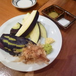 君想ふ暮らし - 水ナスの刺身（￥380）