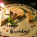 イタリアン レストラン ピンナピンナ - バースデープレート