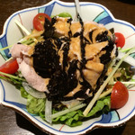 龍屋 - 黒胡麻ドレ豚しゃぶサラダ