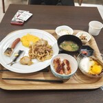 ホテルアベストグランデ岡山 - 料理写真:津山ホルモンうどん、ままかり、デミカツ丼