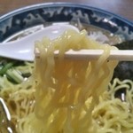 金長 - 麺アップ。