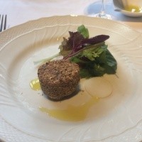 リストランテ ラストリカート - 鶏白レバーのパテ・ド・カンパーニュ