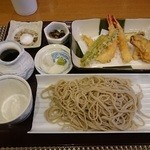 Soba Dining 蕎花 - 天もりそば（￥1,300）税別