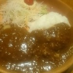 びっくりドンキー - カレーバーグディッシュ、大盛