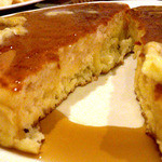 珈琲家 - ホットケーキ断面
