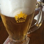 ビヤホールライオン - 生ビール