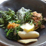 蕎麦 ふじおか - 季節の野菜料理（2人分）