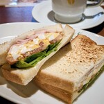 ドトール珈琲店 - 料理写真:ハムたまごサンド