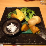 ツキトカゲ - 蒸し野菜