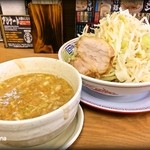 太一商店 - つけ麺冷盛り700円　野菜マシマシ