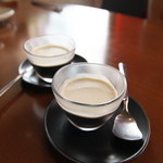 やぐやキチジョウジ - ランチデザートのコーヒーゼリー