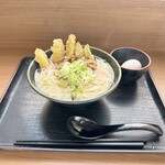 おべんとうのヒライ - 料理写真:〇肉ごぼううどん＋生卵様（500円＋60円）