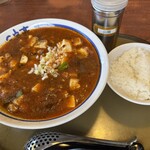 三宝亭 加賀町店 - 料理写真:全とろ麻婆麺+半ライス