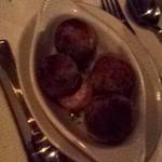 ルース クリス ステーキハウス - mushroom stuffed with crabmeat