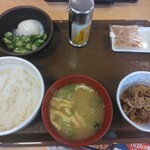 すき家 - 料理写真:牛まぜのっけ朝食ごはんミニ400円(2026.7.17)
