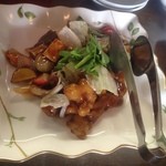 中華工房おかげさま - 黒酢酢豚