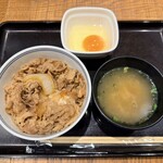 吉野家  - 料理写真:朝牛セット(小盛、玉子)